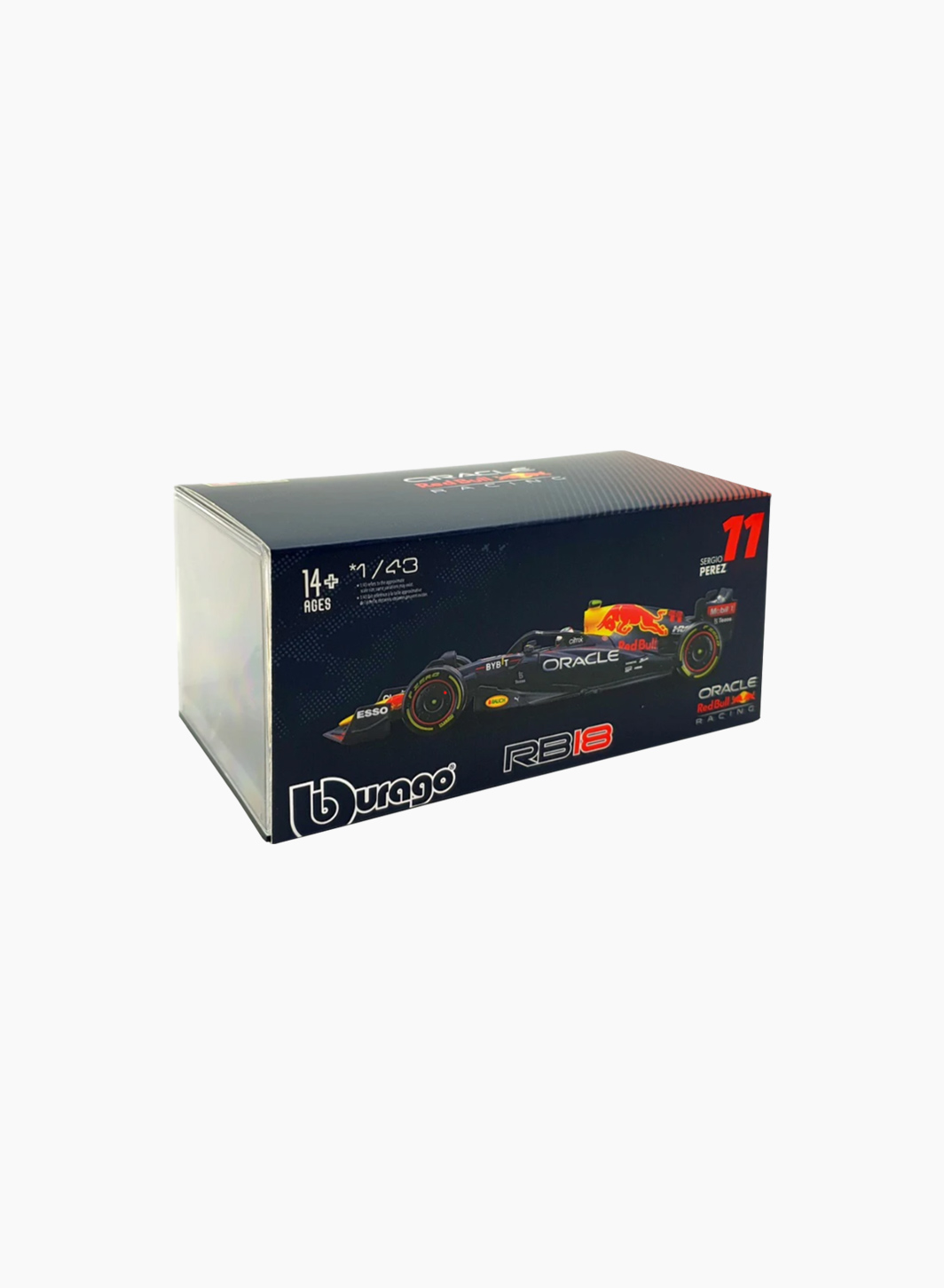 Car "2022 Red Bull RB18 (w/helmet)" Scale 1:43