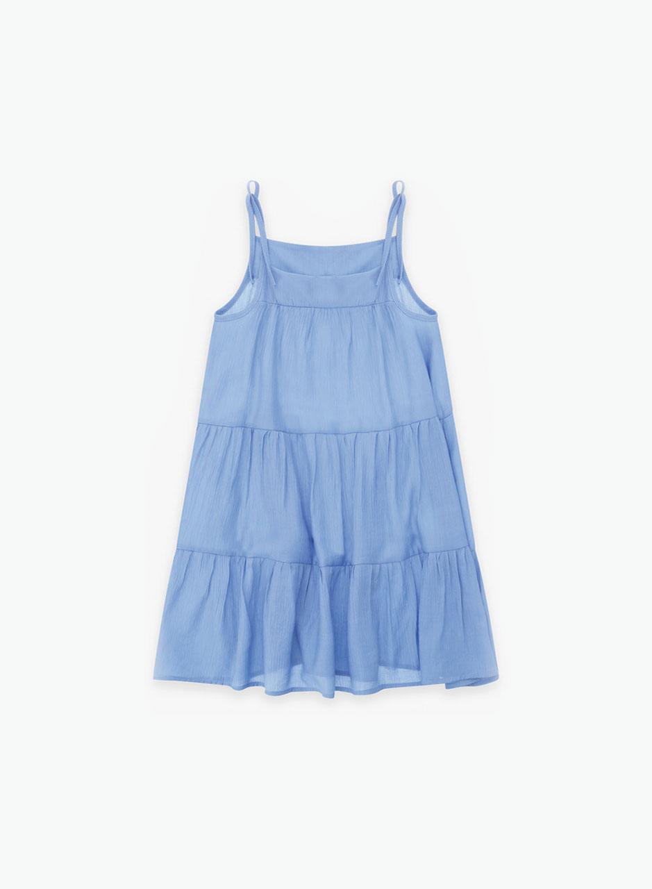 Sleeveless dress with ruffles Sleeveless dress with ruffles