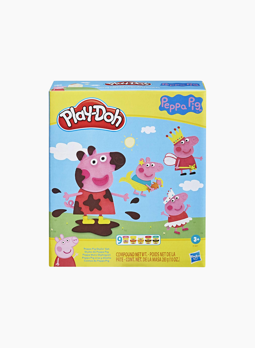 Toy set "Peppa pig stylin" with 9 jar piece