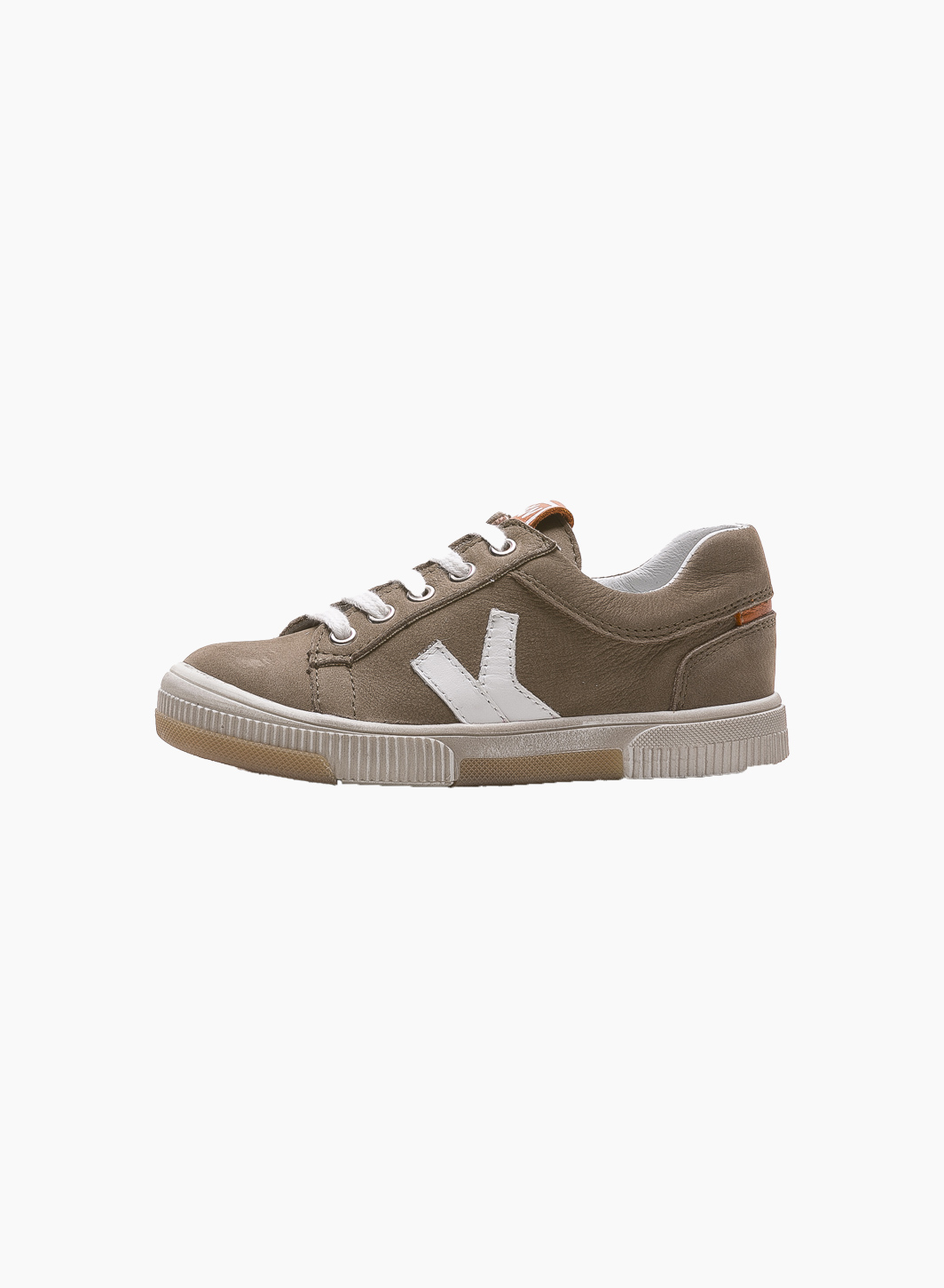 Leather sneakers with white detail Leather sneakers with white detail