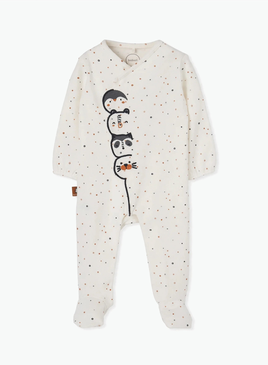 Ասեղնագործված կենդանիներով բոդի