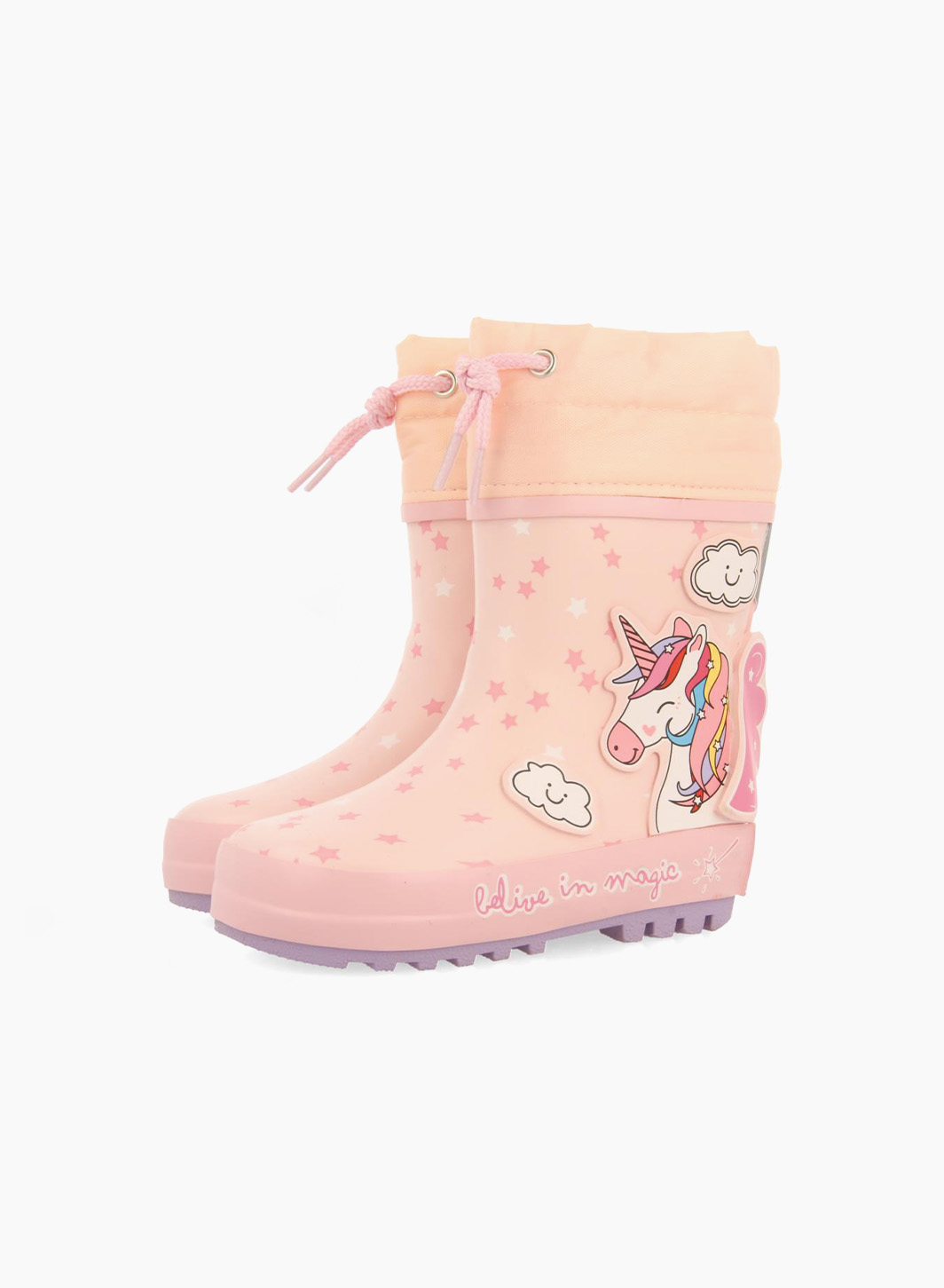 Rain boots with a unicorn print Rain boots with a unicorn print