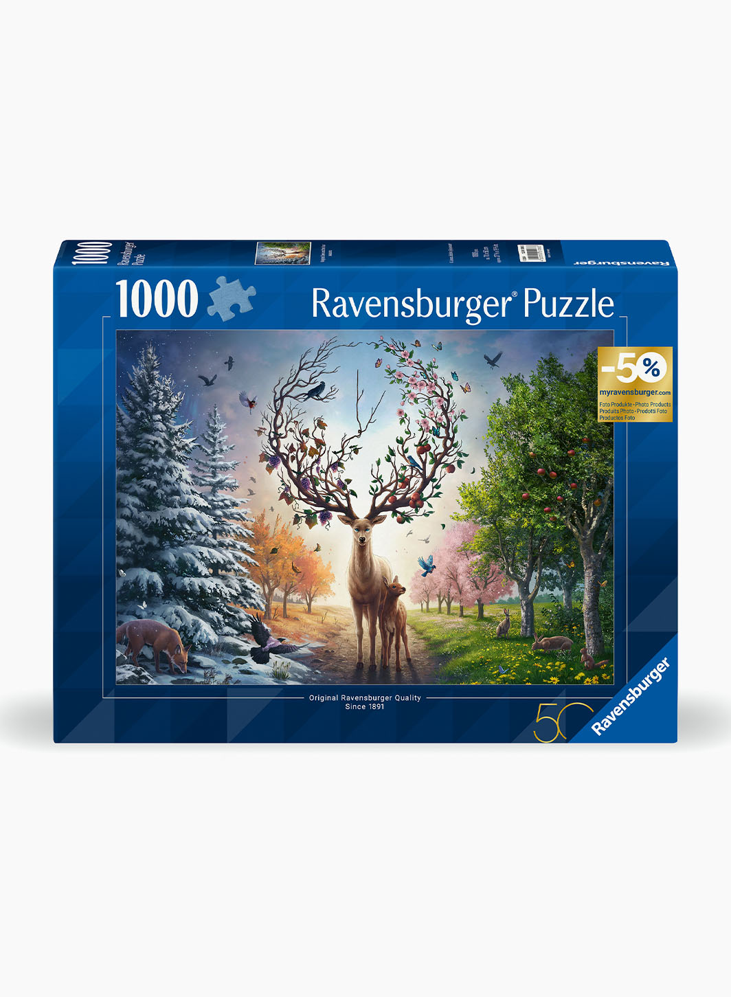 Puzzle "Magical deer" 1000 pcs.