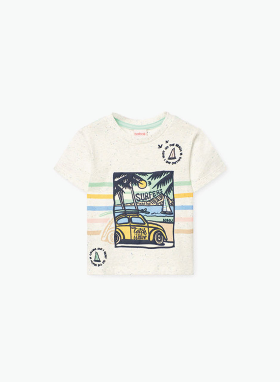 Cotton T-shirt "Surfers"
