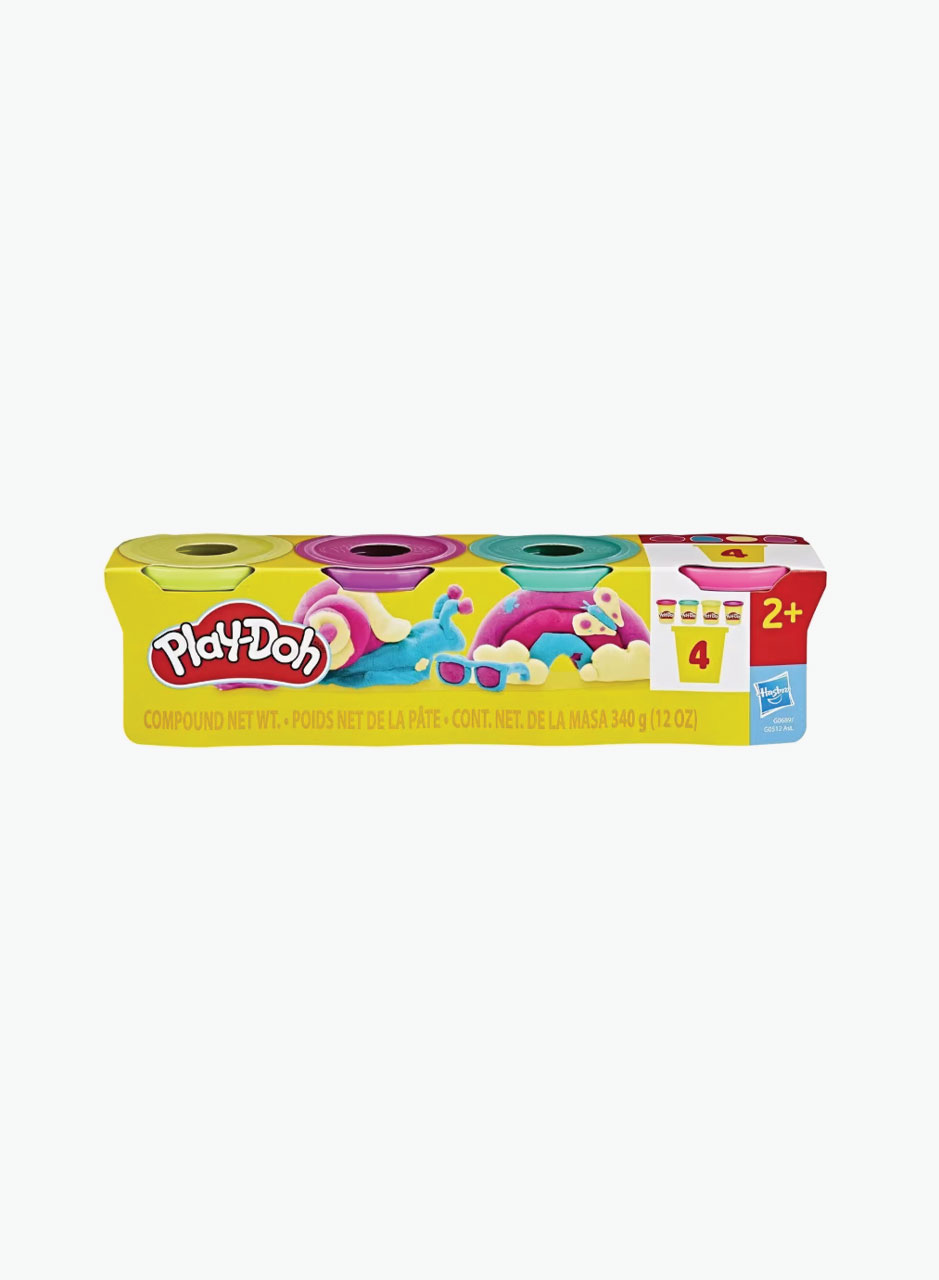 Plasticine set Play-Doh "Vibrant 4 pack"
