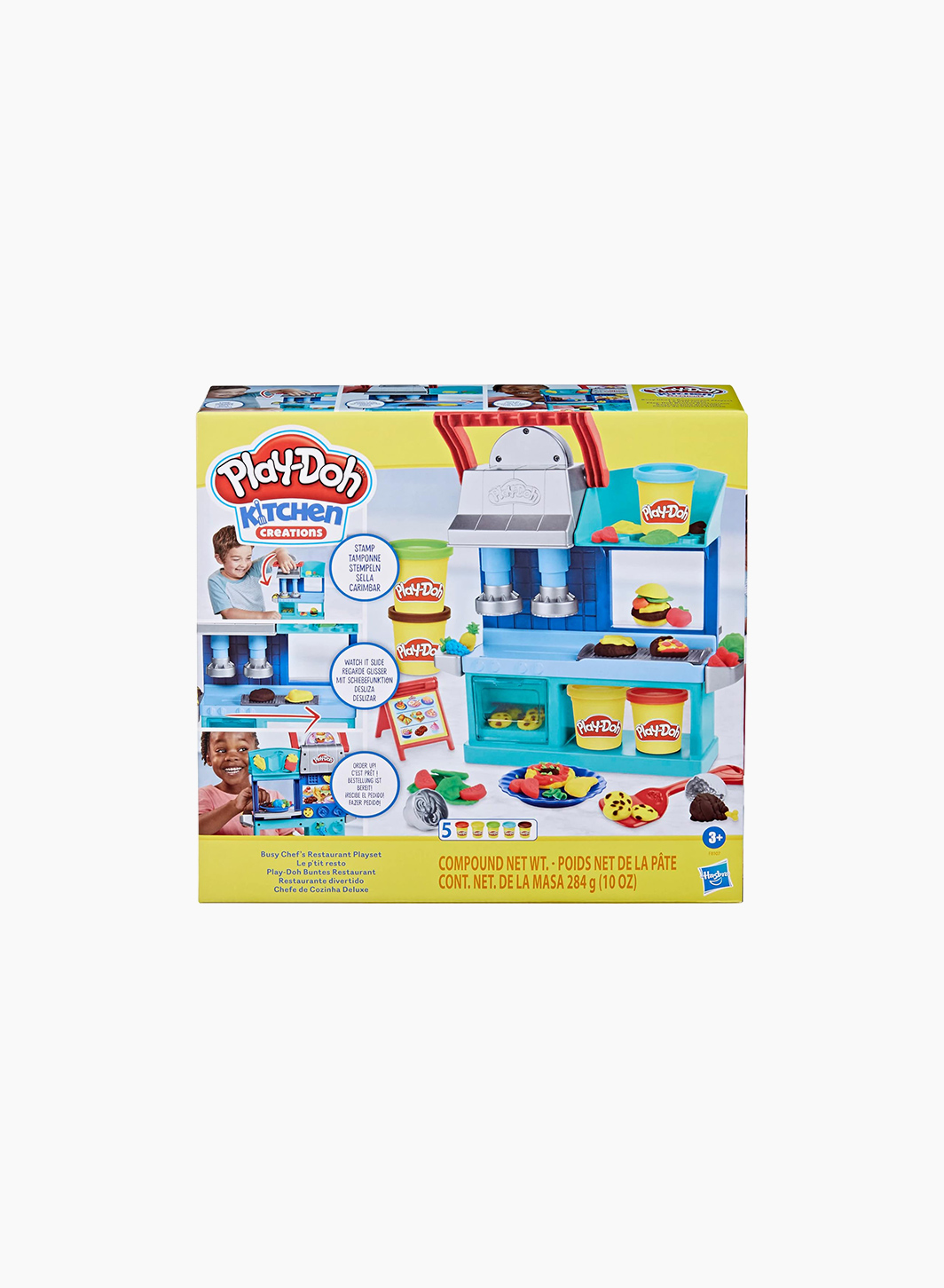 Plasticine set "Busy chefs restaurant"