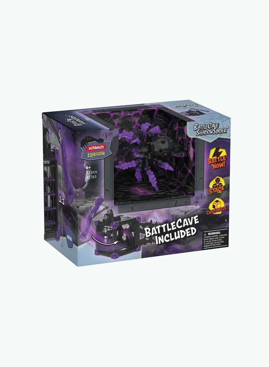 Mythical animal figurine "BattleCave and the Shadow Spider"