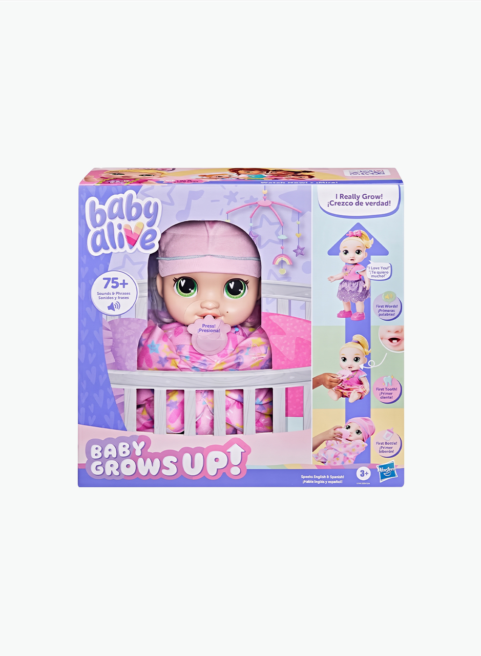 Ինտերակտիվ տիկնիկ Baby Alive «Baby Grows Up!» 35 սմ