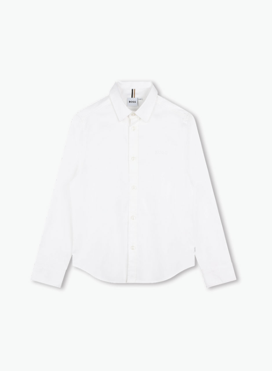 Basic classic long-sleeved shirt