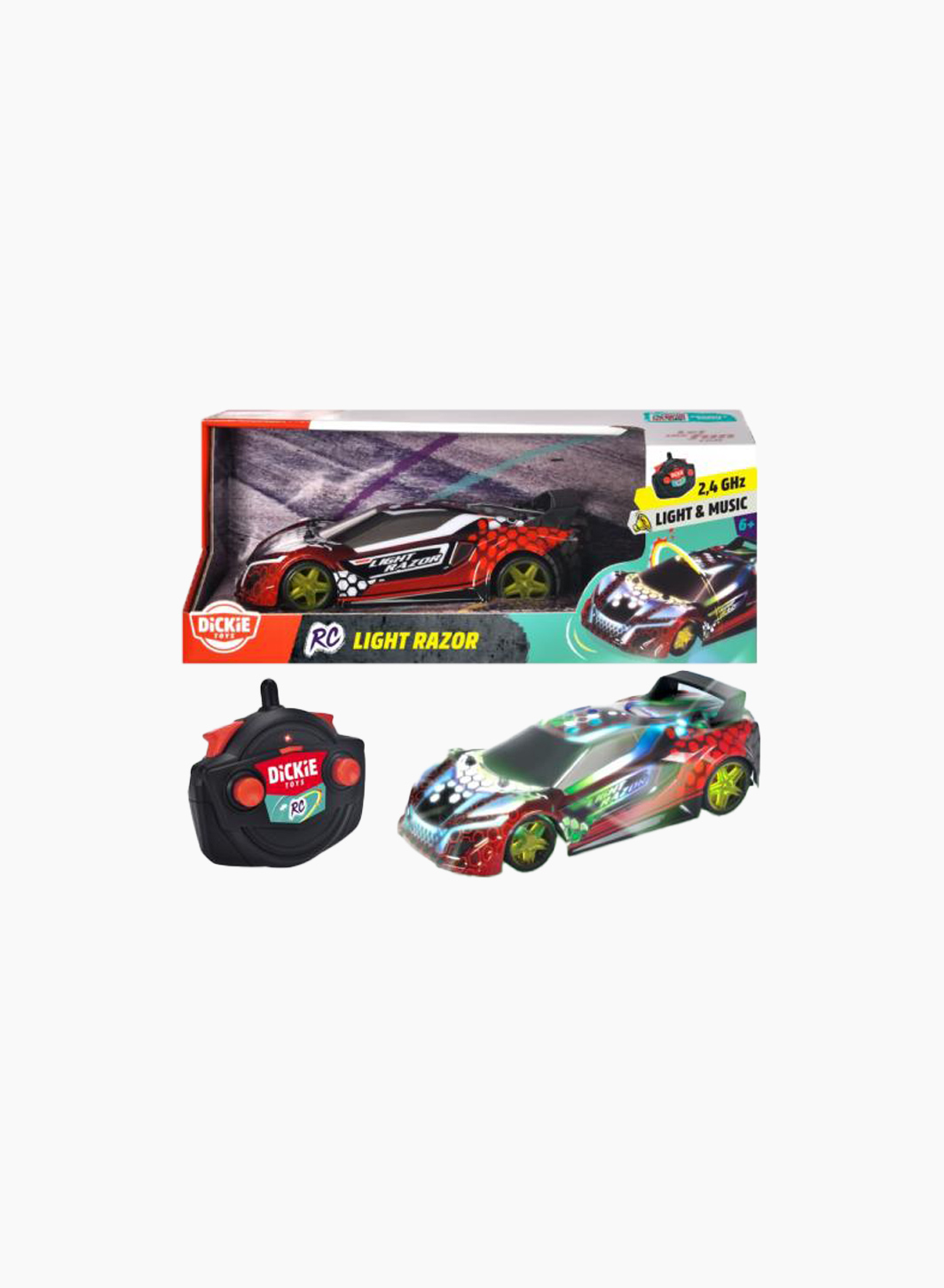 Remote controlled car with a sound signal One size 00-00049059