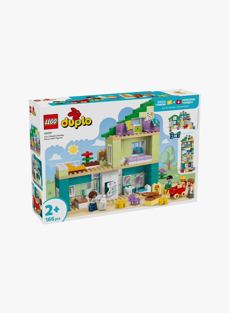 Конструктор Duplo "Современный семейный дом 3 в 1 с фигурками"