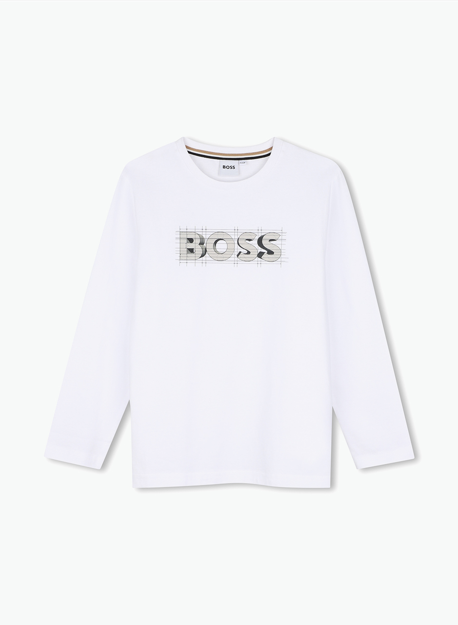 Comfortable longsleeve t-shirt with logotype