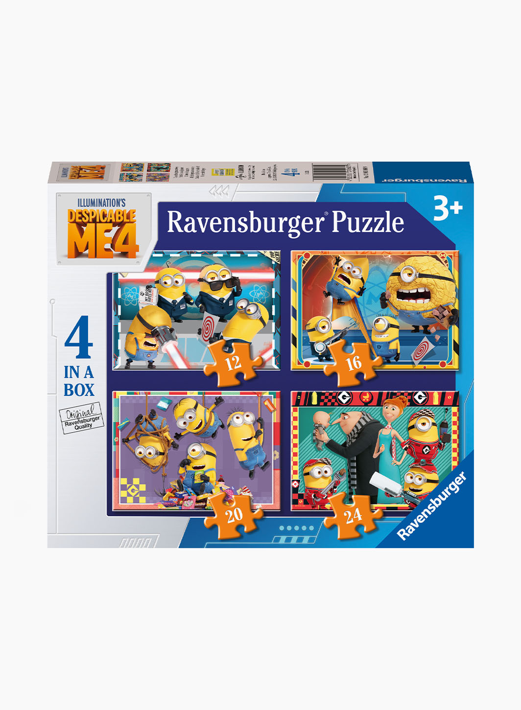 Puzzle "Despicable me 4" 12,16,20,24 pc.