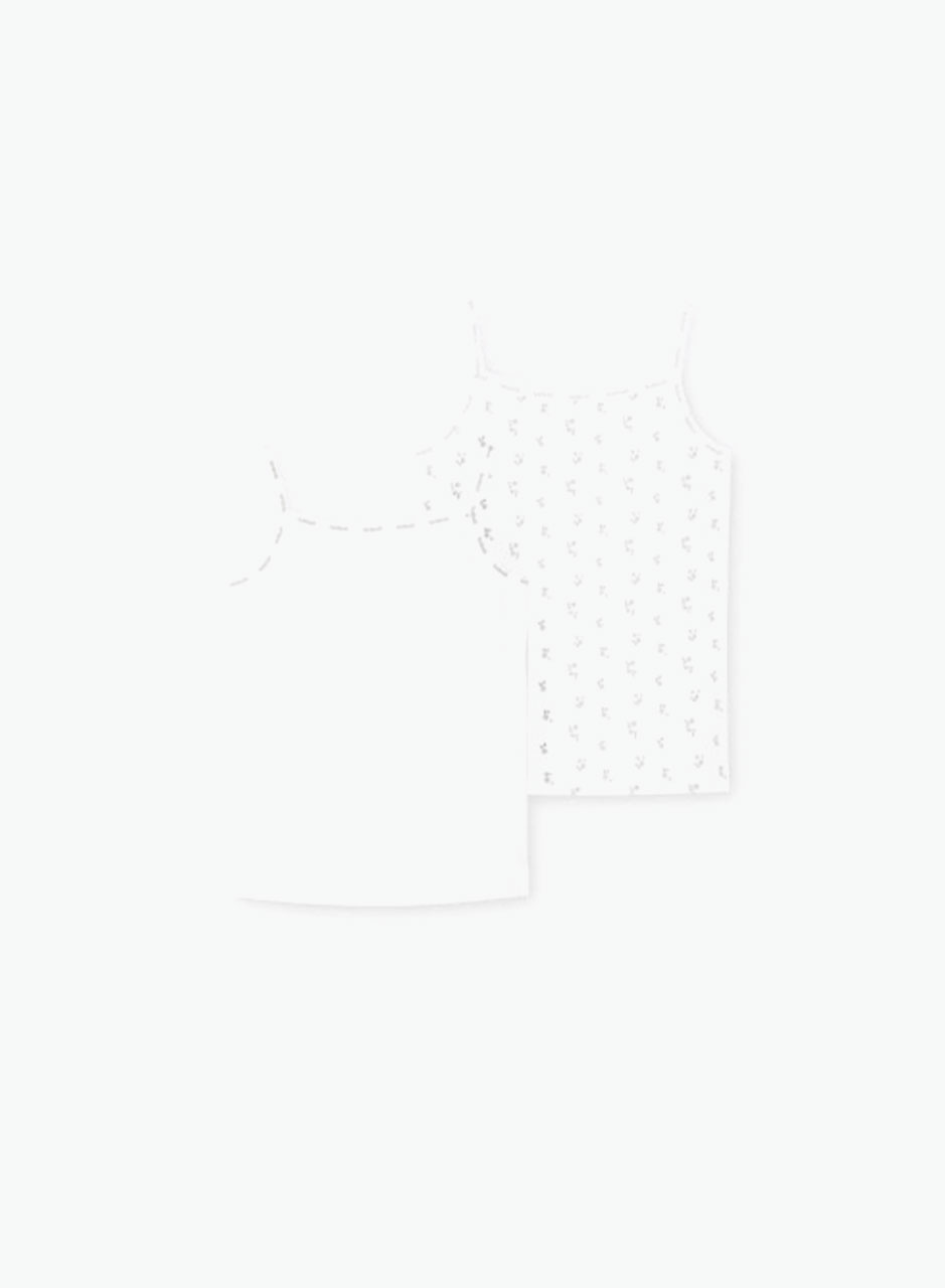 Set of T-shirts for girls 2 in 1