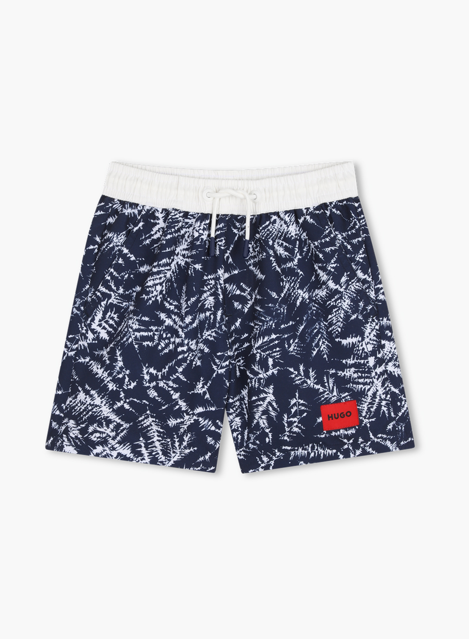 Шорты с абстрактным принтом