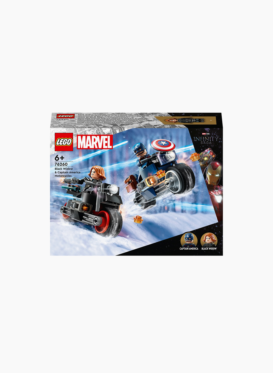 Конструктор Marvel "Мотоциклы Черной Вдовы и Капитана Америки"