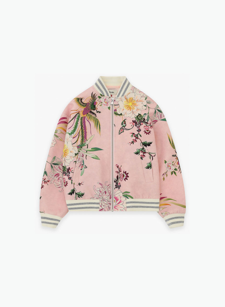 Outwear with an interesting floral print Outwear with an interesting floral print