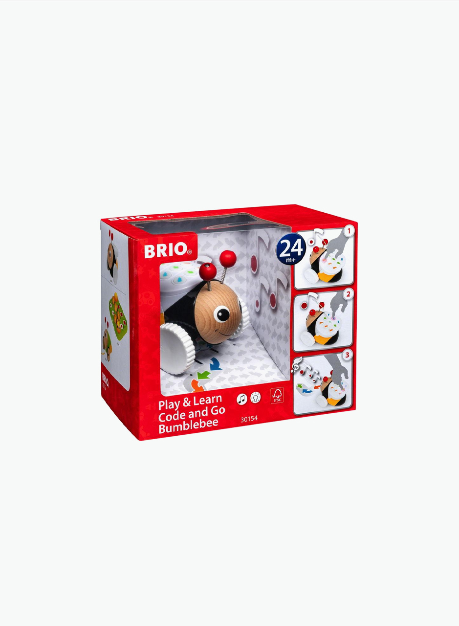 Wooden toy BRIO "Code & Go bumblebee"