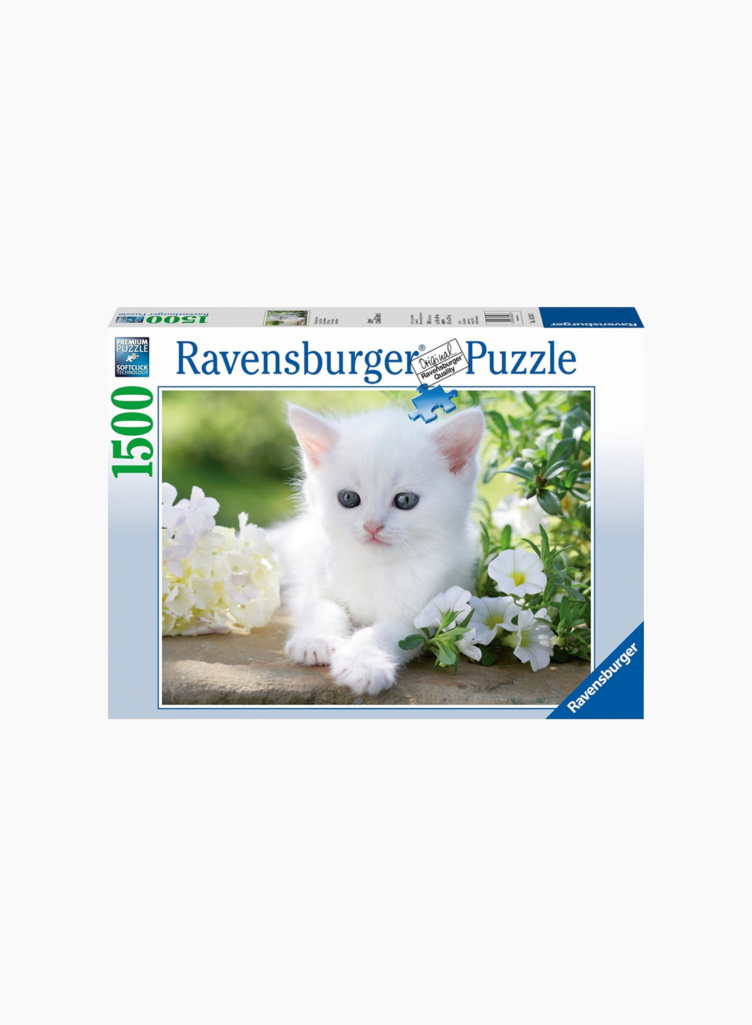 Puzzle "Kitten white" 1500 p.