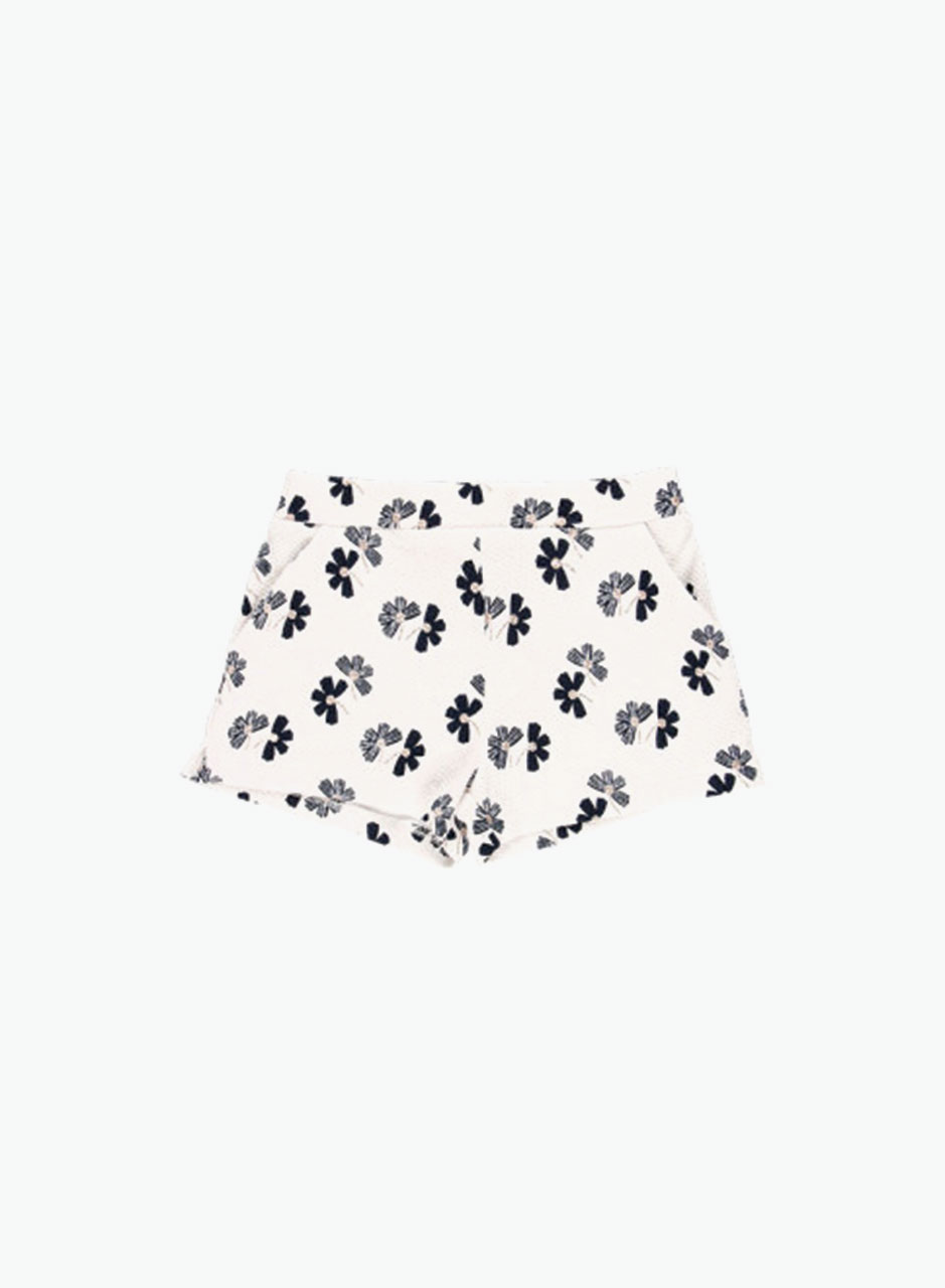 Shorts with flowers for girls