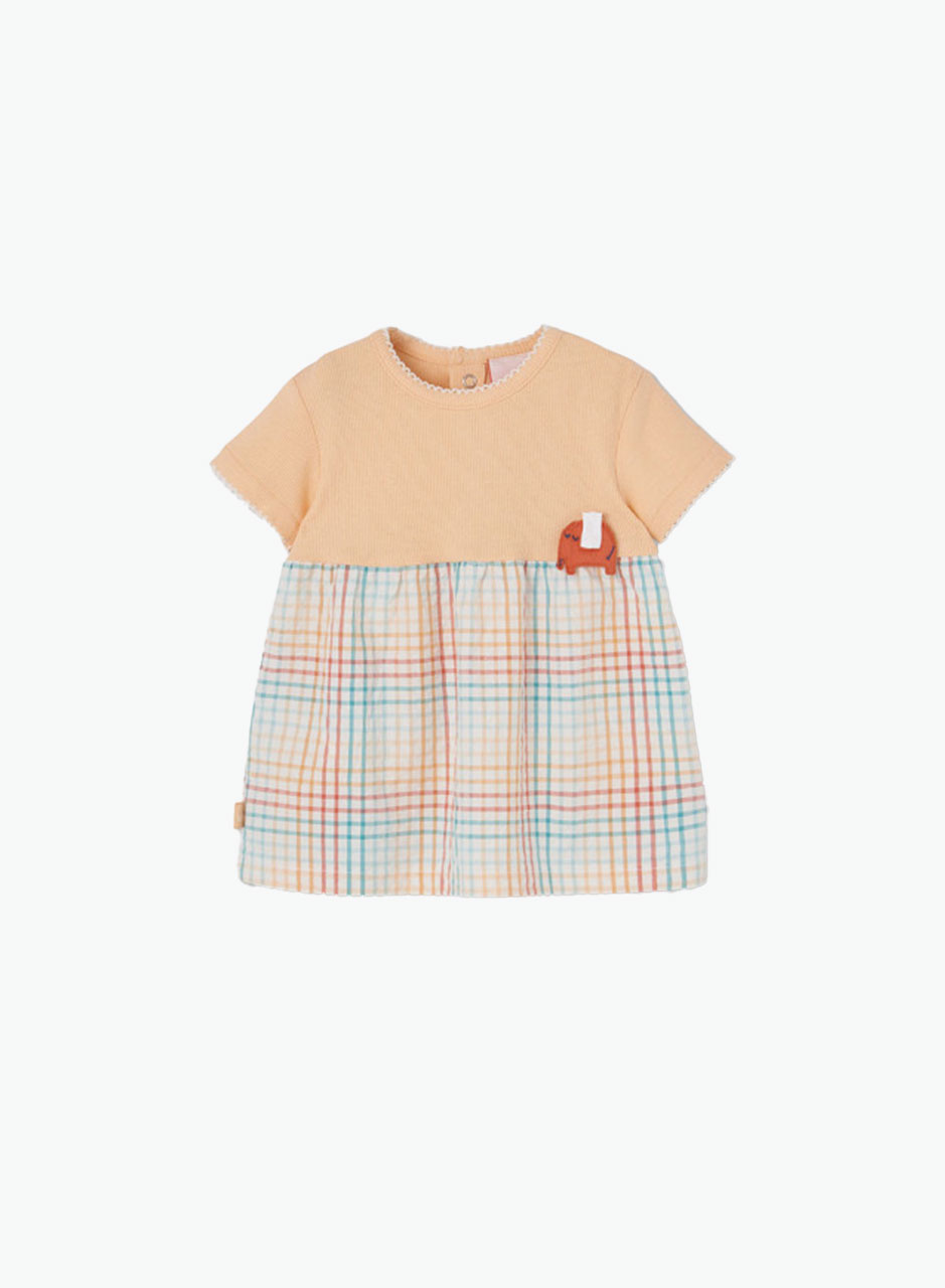 Վարտիքով վանդակավոր զգեստ