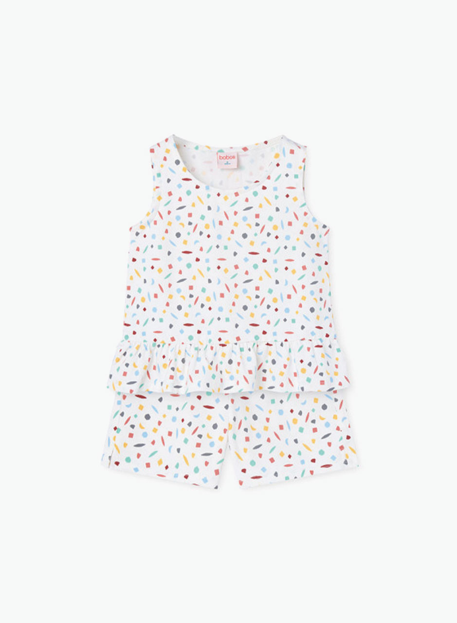 Пижама с красочным принтом Пижама с красочным принтом