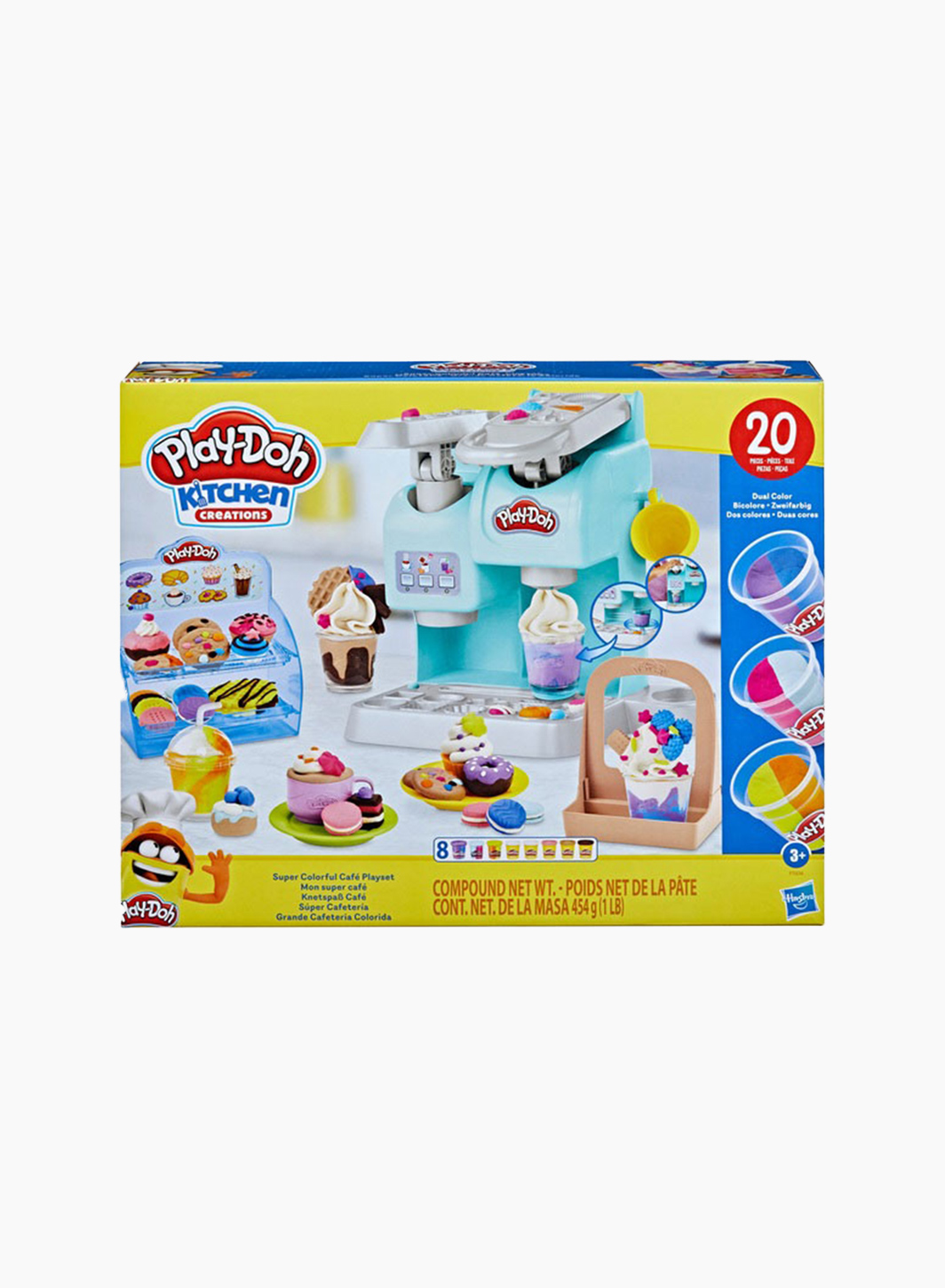Պլաստիլինի հավաքածու Play-Doh «Գունավոր սրճարան» Պլաստիլինի հավաքածու Play-Doh «Գունավոր սրճարան»