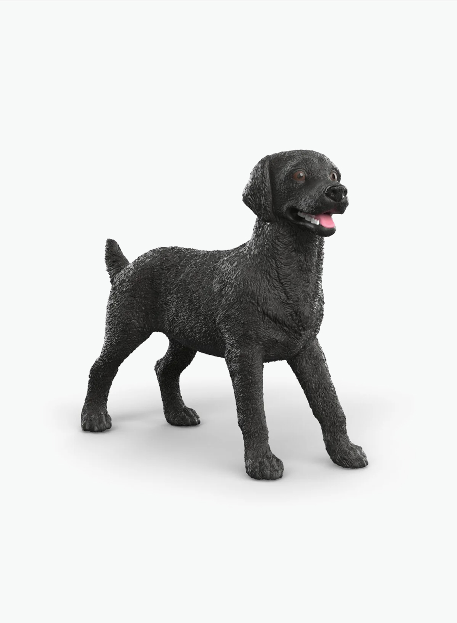 Animal figurine "Black female Labrador Retriever"