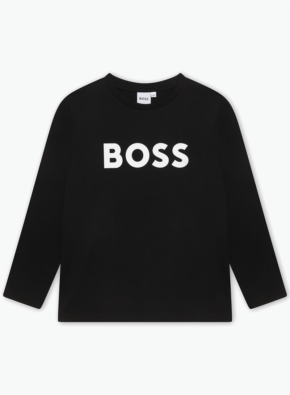 Comfortable longsleeve t-shirt with logotype