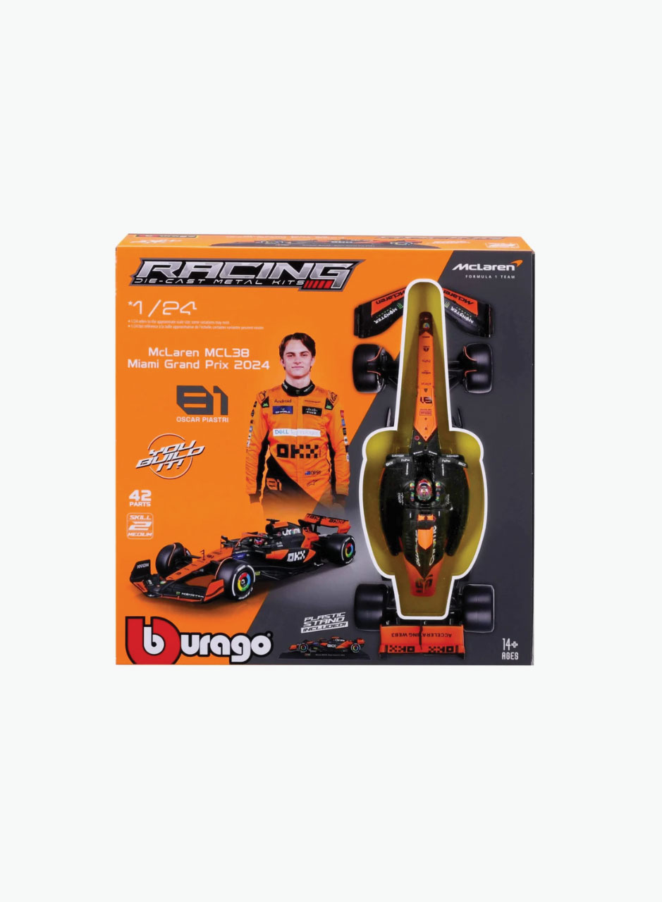 Կառուցողական մեքենա «McLaren MCL38» Scale 1:24 Կառուցողական մեքենա «McLaren MCL38» Scale 1:24