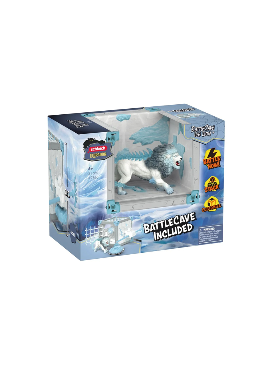Mythical animal figurine "Battlecave Ice lion"