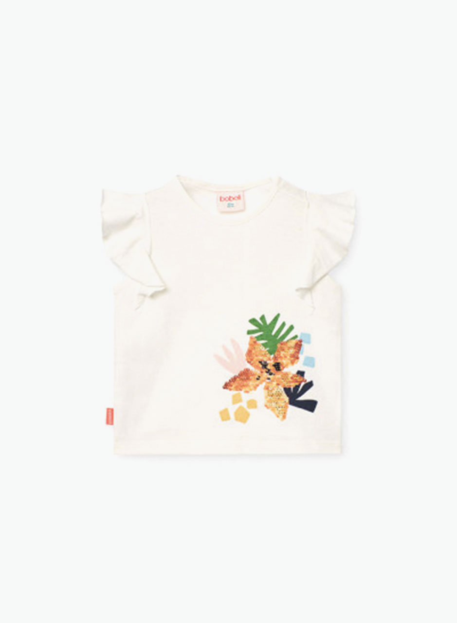 Kids T-shirt with a shiny pattern Kids T-shirt with a shiny pattern
