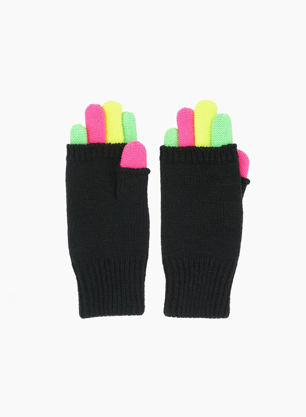 Colorful winter gloves