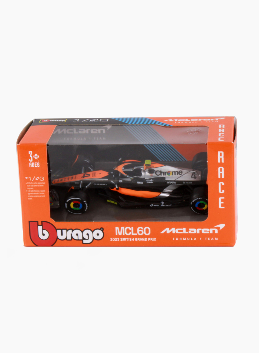 Մեքենա «McLaren F1 Team MCL60» Scale 1:43