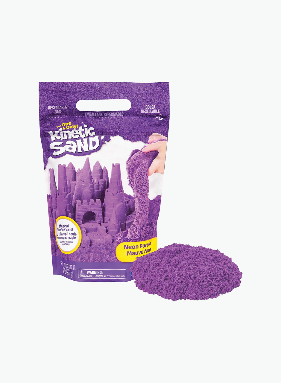 Кинетический песок фиолетового цвета