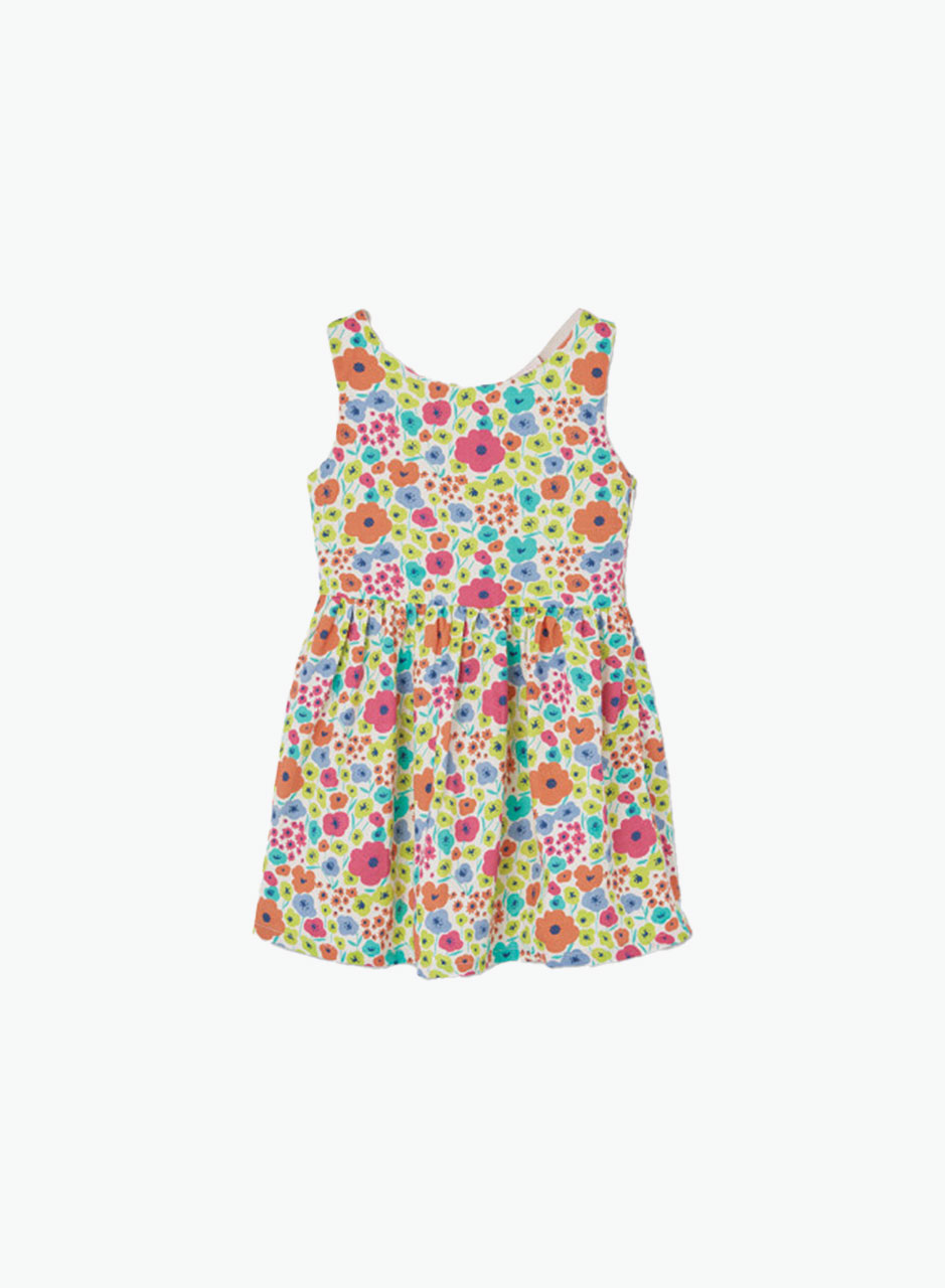 Girls' dress with flowers
