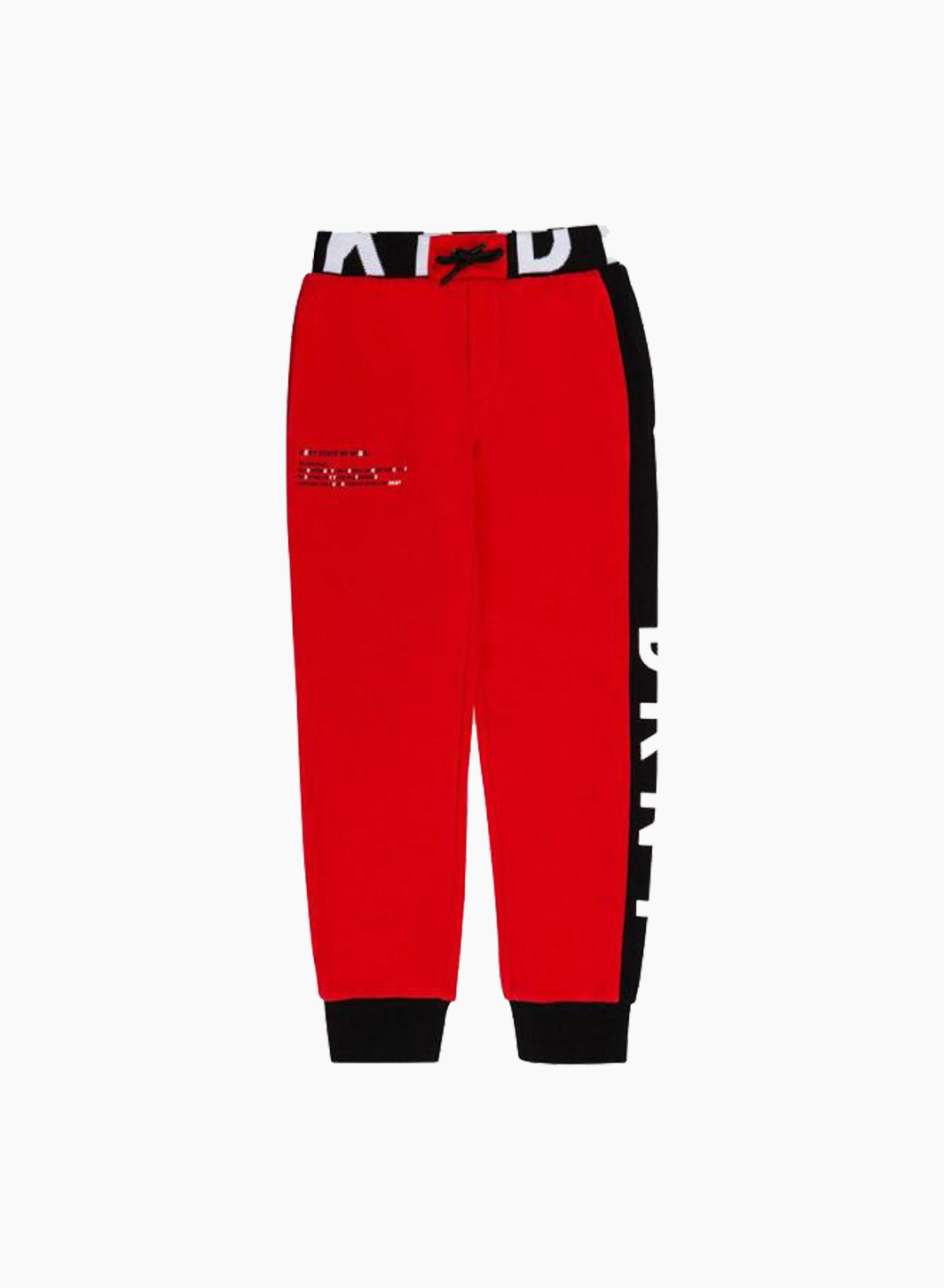 Джоггеры из хлопка с мотивационной надписью спереди Джоггеры из хлопка с мотивационной надписью спереди