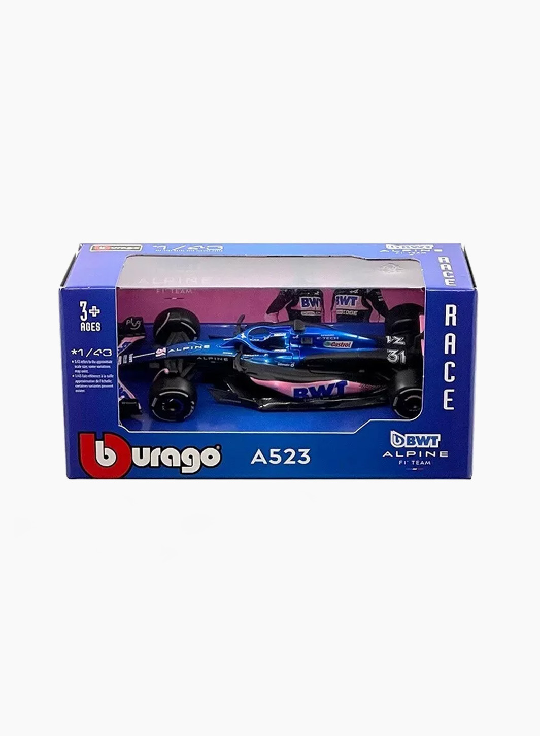 Car "BWT Alpine F1 Team A523" Scale 1:43