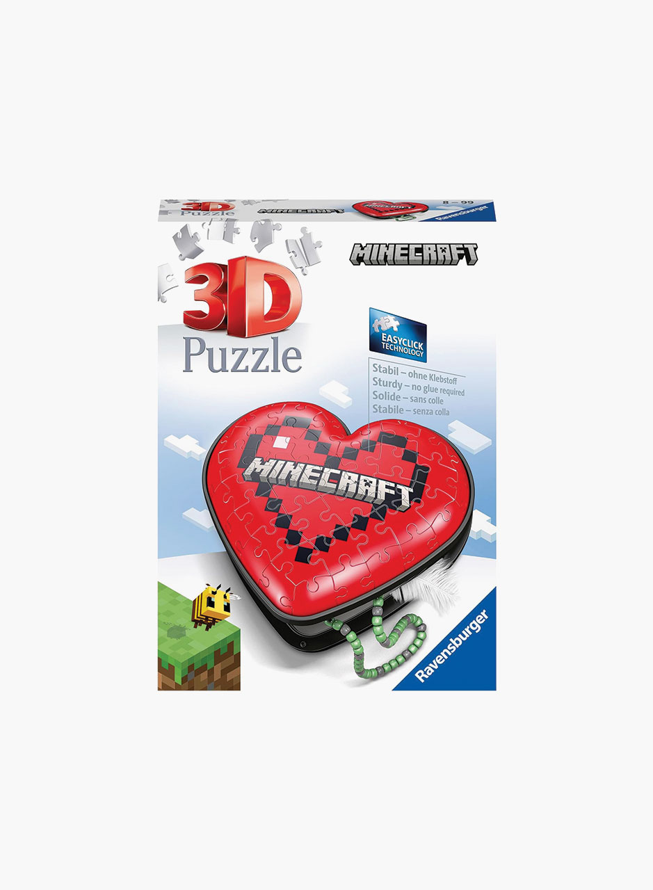 3D Puzzle "Heart Minecraft" 54p