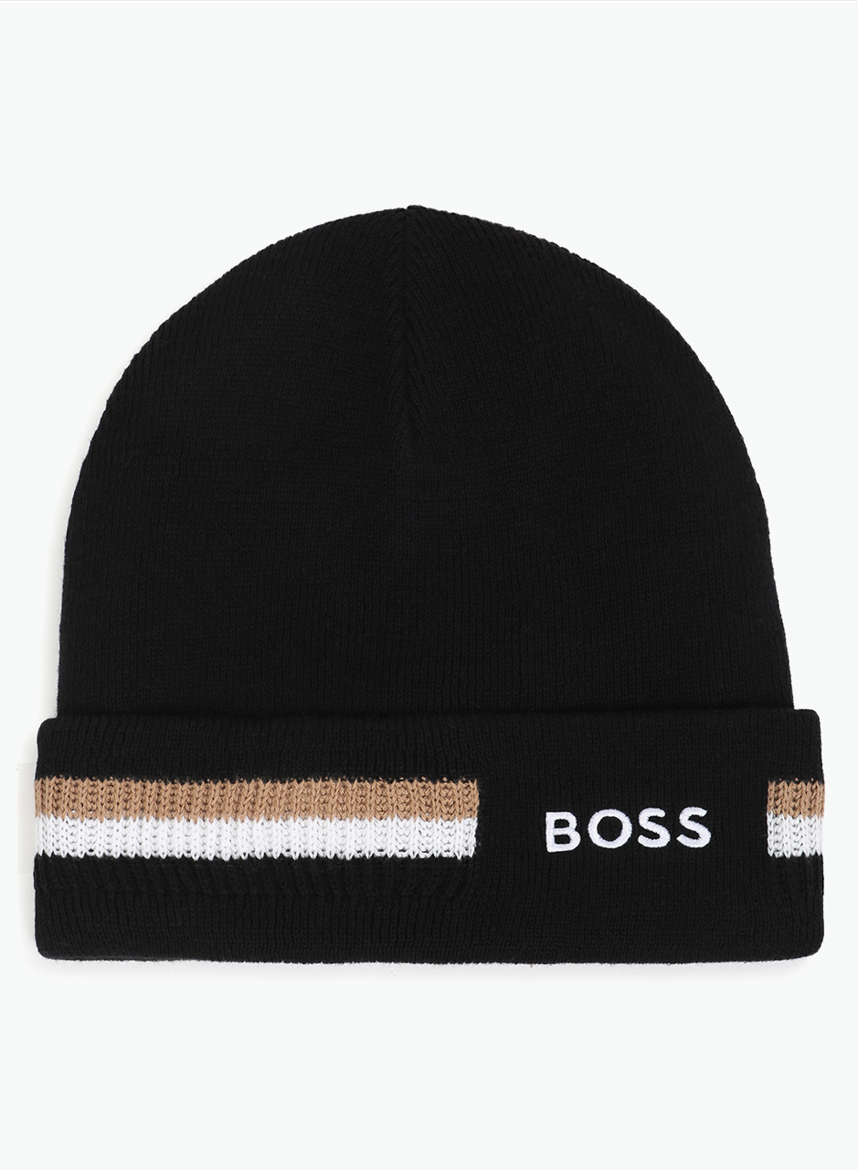 Вязаная шапка BOSS