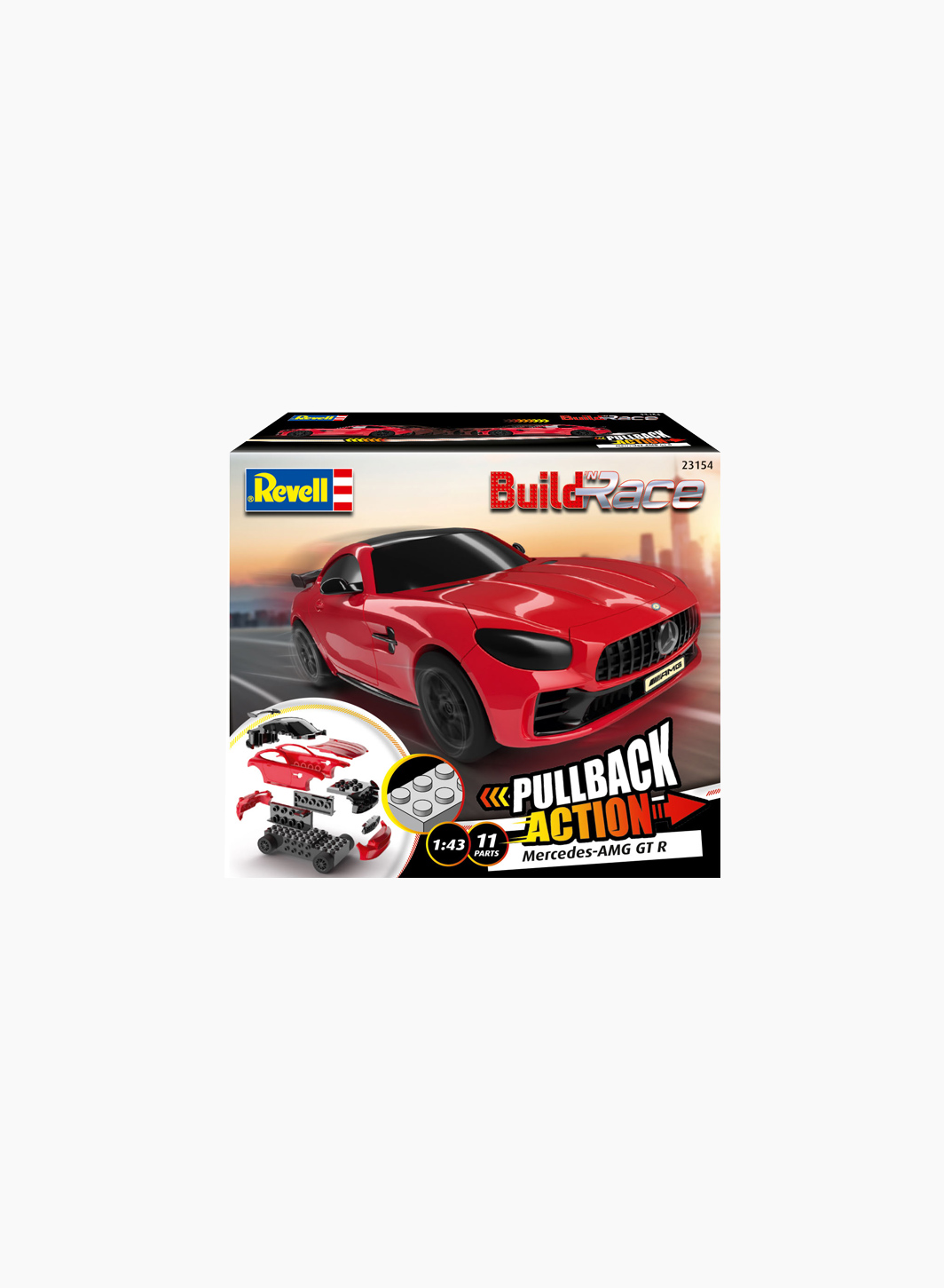 Constructor set "Mercedes-AMG GT R" red