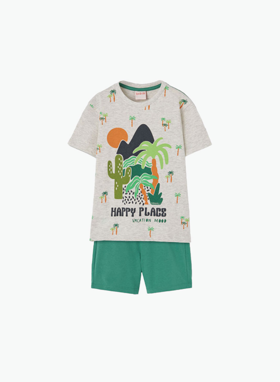 Շորտի ու շապիկի հավաքածու «Արձակուրդային տրամադրություն»