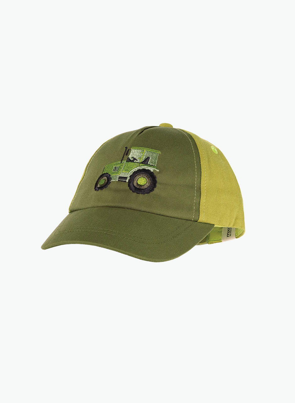 Տղայի կեպի տրակտորի պրինտով