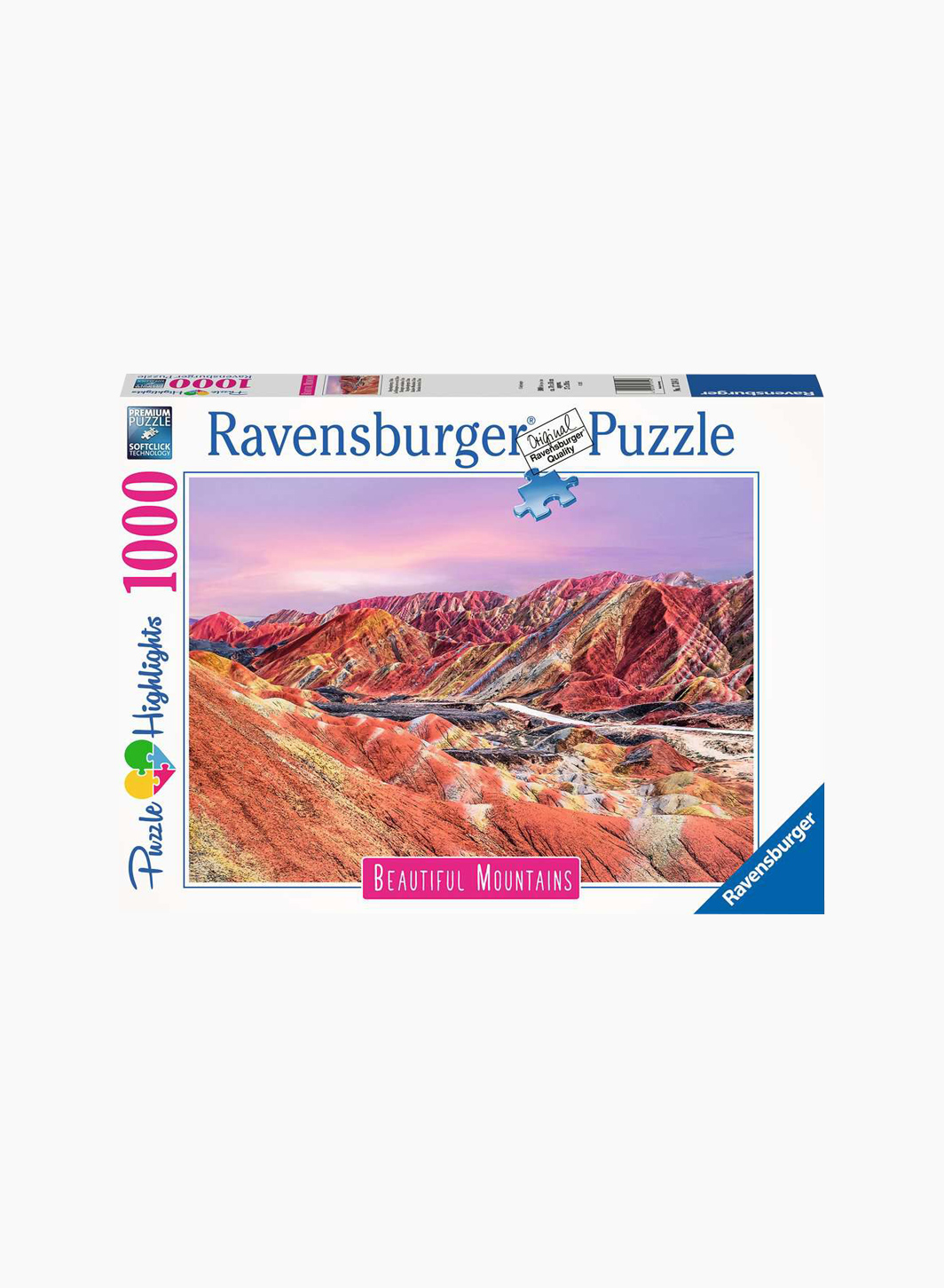 Puzzle "Rainbow mountains" 1000pcs.