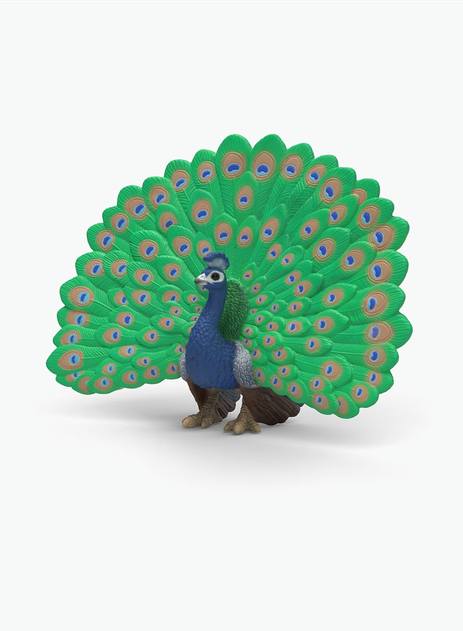 Animal figurine "Peacock"