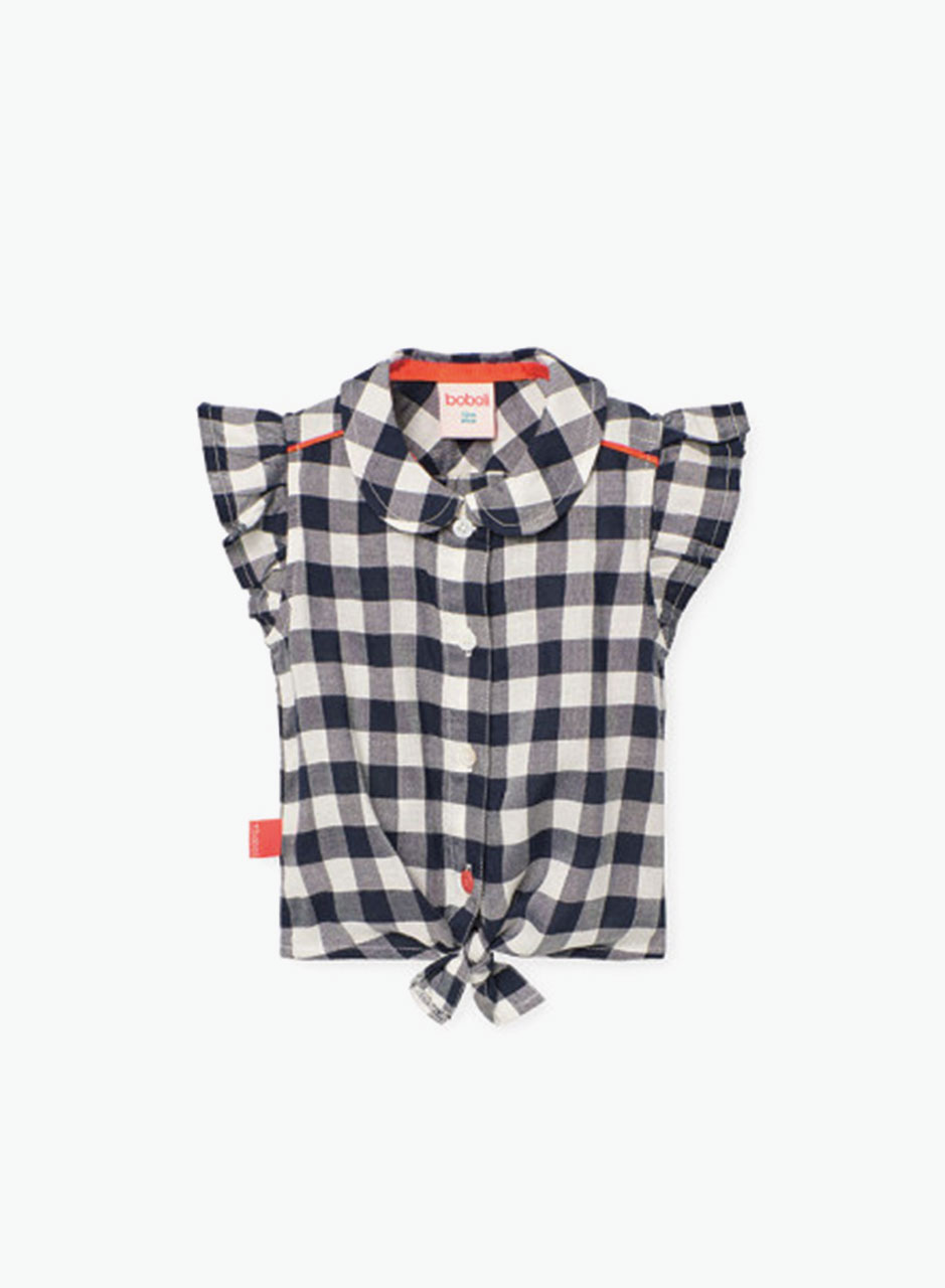 Checkered shirt for girls