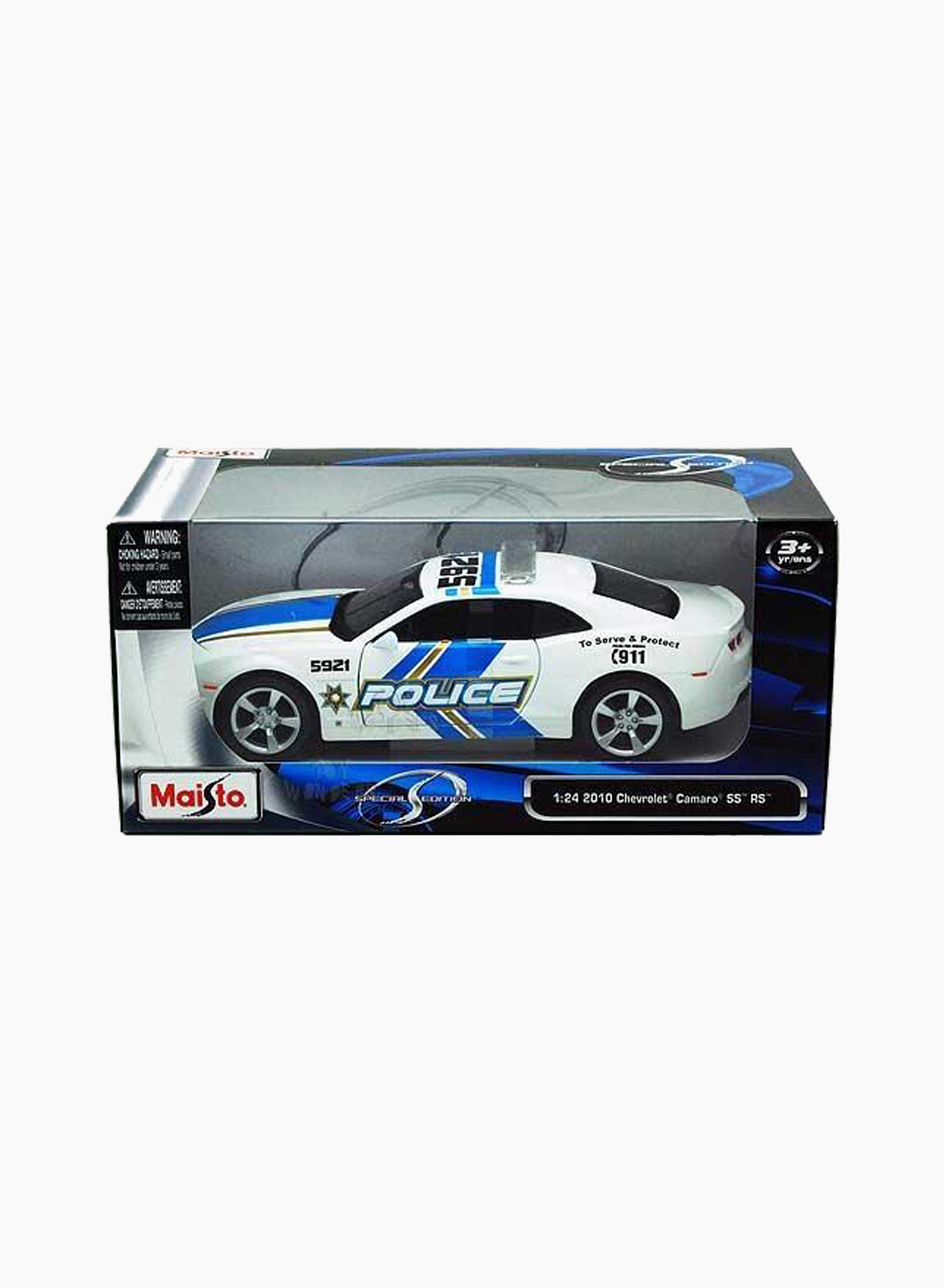 Մեքենա «Chevrolet Camaro RS 2010 Police» Scale 1:24