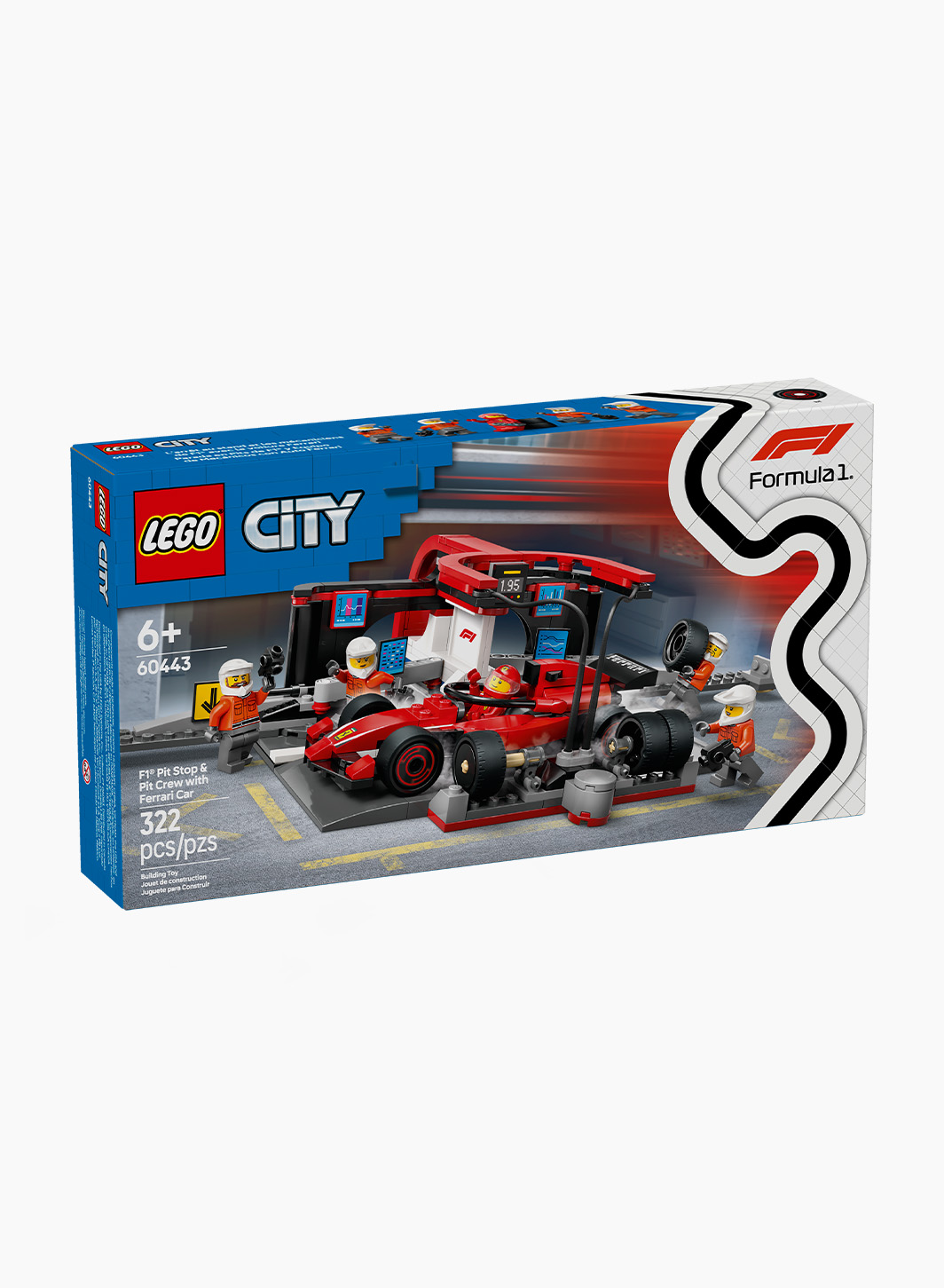 Կառուցողական խաղ City «F1 pit stop & pit crew with Ferrari car» Կառուցողական խաղ City «F1 pit stop & pit crew with Ferrari car»