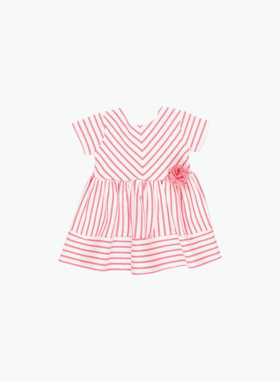 Knit striped dress