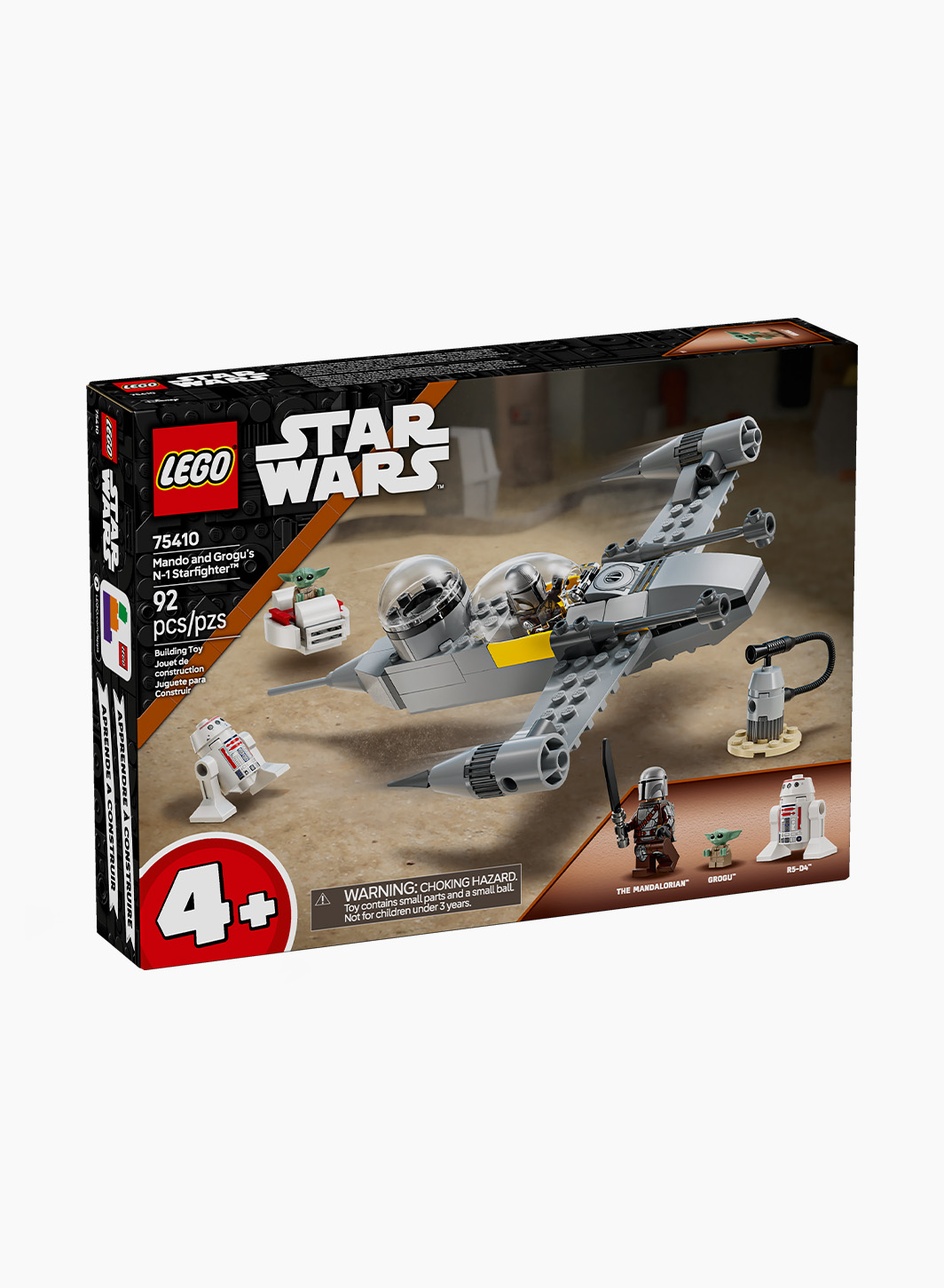 Կառուցողական խաղ Star Wars «Mando and Grogu's N-1 starfighter»